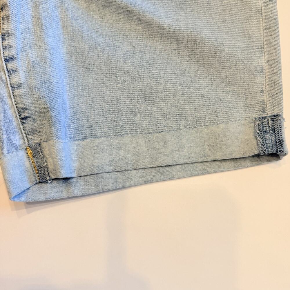 Seven7 Women's Relaxed Bermuda Jean Shorts Sz 8 Cuffed Hem Blue NWT (A0127) - Picture 2 of 8